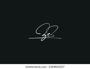 ZC  letter logo design and monogram logo
