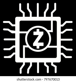 zcash in computer CIP concept icon vector design