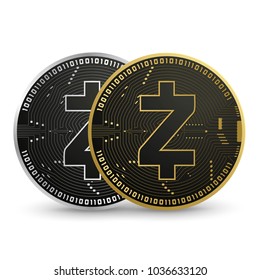 Zcash Digital currency vector