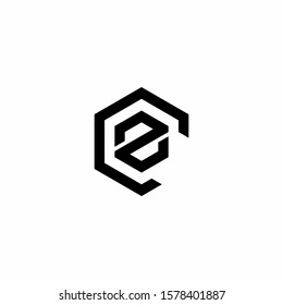 ZC,CZ Letter Logo Design with Creative Modern