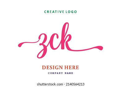 ZCK lettering logo is simple, easy to understand and authoritative