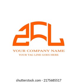 ZCL letter logo creative design with vector graphic