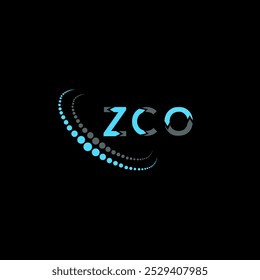 ZCO letter logo creative design. ZCO unique design.

