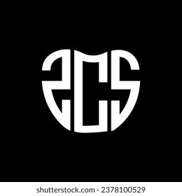 ZCS letter logo creative design. ZCS unique design.
