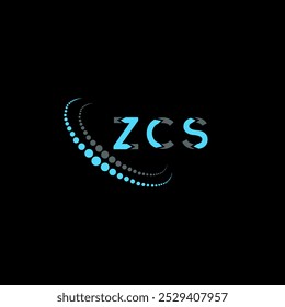 ZCS letter logo creative design. ZCS unique design.

