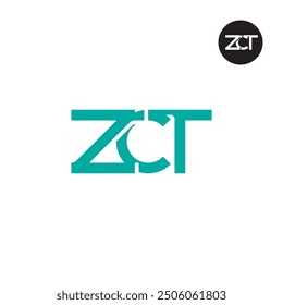 ZCT Logo Letter Monogram Design