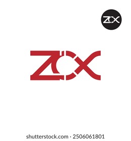 ZCX Logo Letter Monogram Design