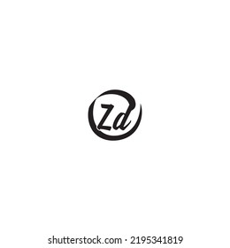 El concepto de pincel ZD en un diseño profesional de alta calidad que se imprimirá bien en cualquier medio de impresión