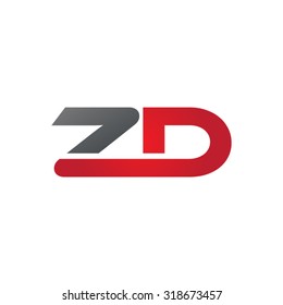 ZD company group linked letter logo