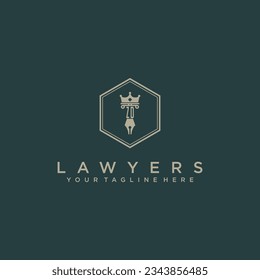ZD initials design modern legal attorney law firm lawyer advocate consultancy business logo vector