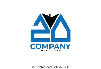ZD letter creative real estate vector logo design.