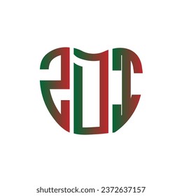ZDI letter logo creative design. ZDI unique design.
