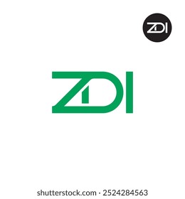 ZDI Logo Letter Monogram Design