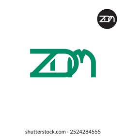 ZDM-Logo-Buchstabe Monogramm