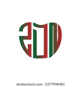 ZDN letter logo creative design. ZDN unique design.
