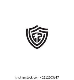 El concepto de protección de línea abstracta ZE en un diseño profesional de alta calidad que se imprimirá en cualquier medio de impresión