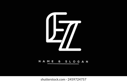 ZE, EZ Abstract Letters Logo Monogram