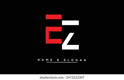 ZE, EZ Abstract Letters Logo Monogram