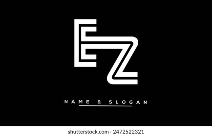 ZE, EZ Abstract Letters Logo Monogram