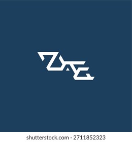 ZE letter initial esport concept design minimalist techno style monogram modern logo