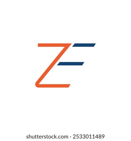 Diseño del logotipo de la letra ZE. Concepto de logotipo de letra de iniciales de monograma EZ. Diseño de icono ZE. EZ elegante y Profesional letra icono diseño