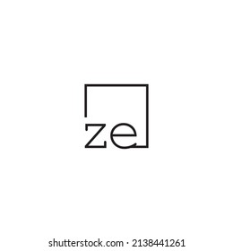 Das Logo der Linie ZE in hochwertigem professionellem Design, das für Ihre Unternehmen am besten geeignet ist