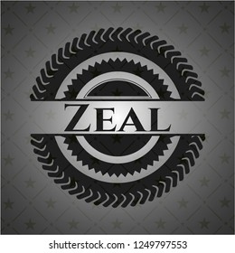 Zeal black emblem. Vintage.