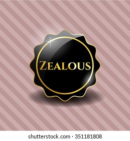 Zealous black emblem
