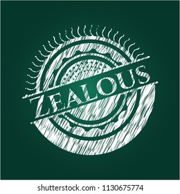 Zealous chalk emblem