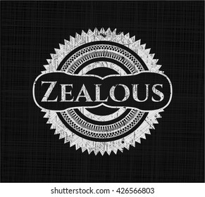 Zealous chalk emblem