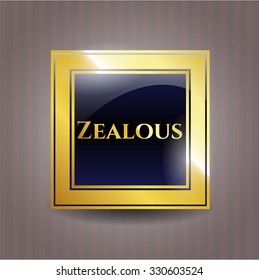 Zealous golden badge