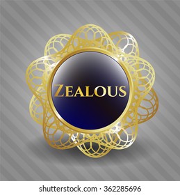 Zealous shiny badge