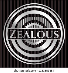 Zealous silver badge or emblem