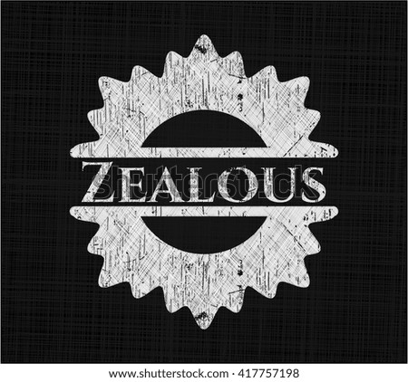 Zealous written on a chalkboard