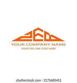 ZEB letter logo creative design with vector graphic