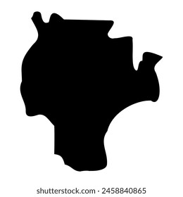 Zebbug, Gozo District map, administrative division of Malta. Vector illustration.