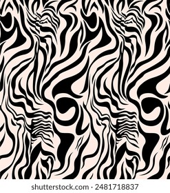 Zebra animal print pattern seamless and timeless
