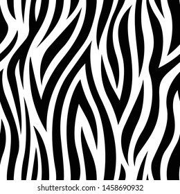 Zebra Animal Print Seamless Pattern