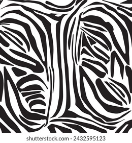 Zebra animal skin pattern background