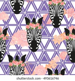 Zebra animal - vector illustrate