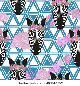 Zebra animal - vector illustrate