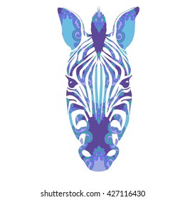 Zebra animal - vector, illustration