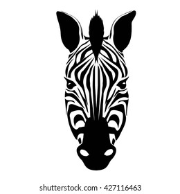 Zebra animal - vector, illustration