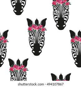 Zebra animal - vector,  illustration