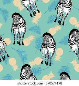 Zebra animal vector illustration