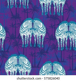 Zebra animal - vector illustration