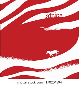 Zebra background - vector illustration 