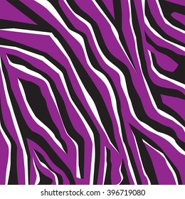 Zebra big print purple