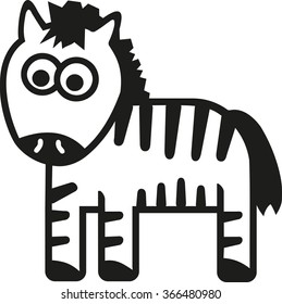 Zebra cartoon funny