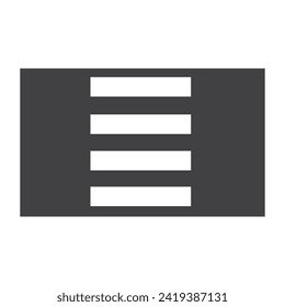 zebra cross icon vector illustration design